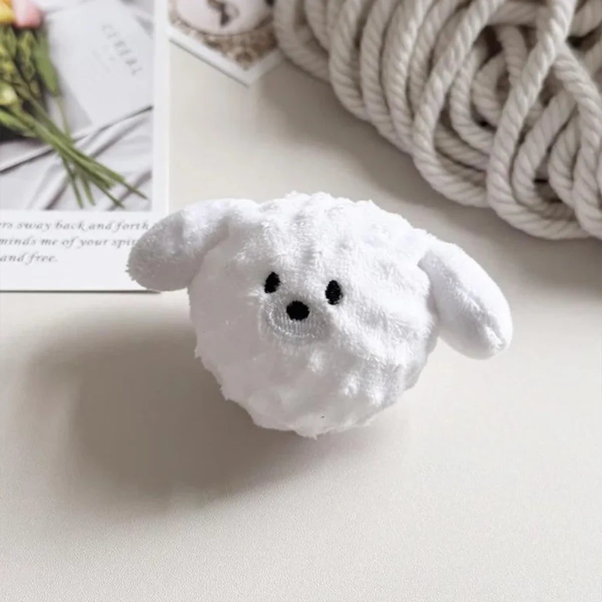 Squeaky Spiked Puppy Ball Toy