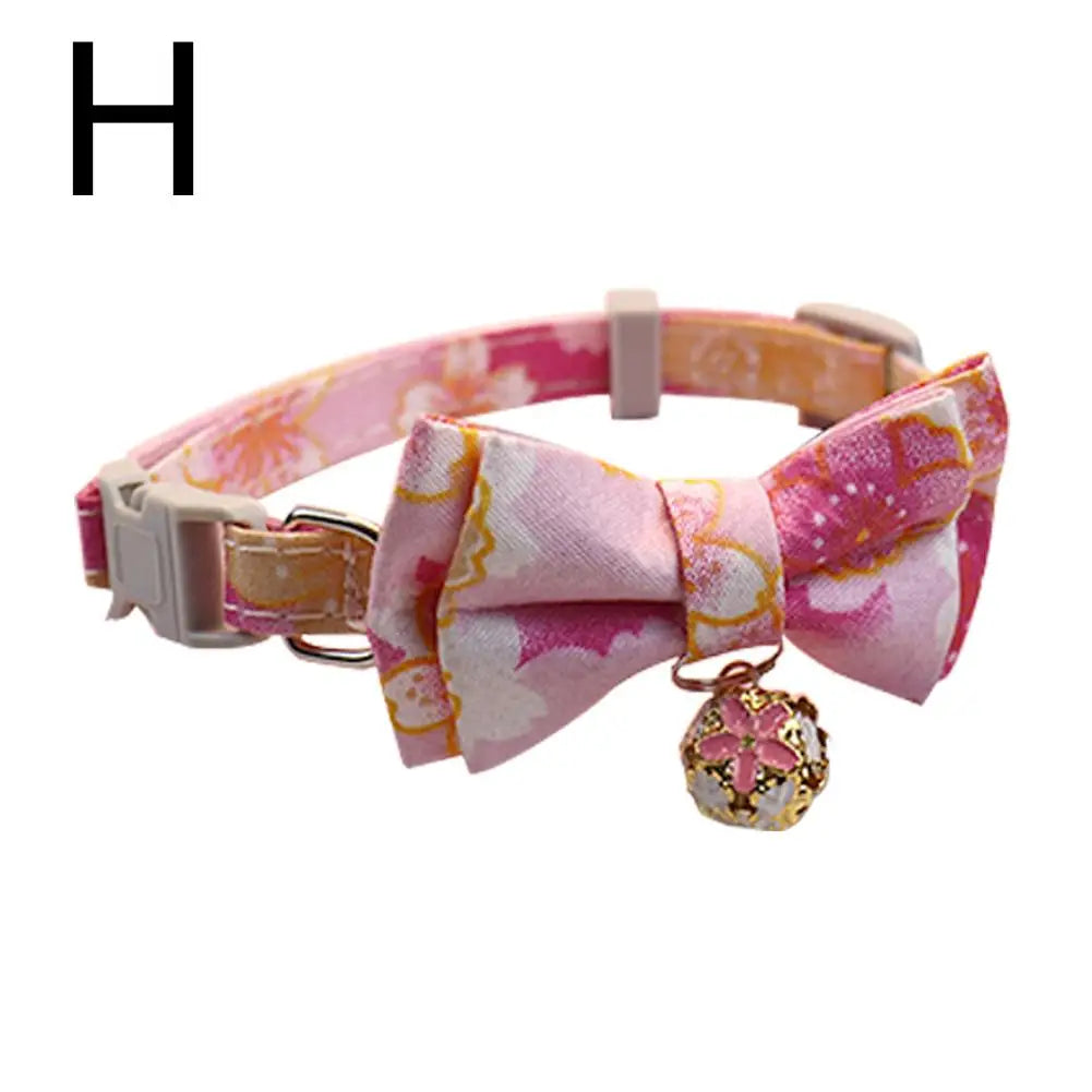 Plaid Bow Tie Dog Collar