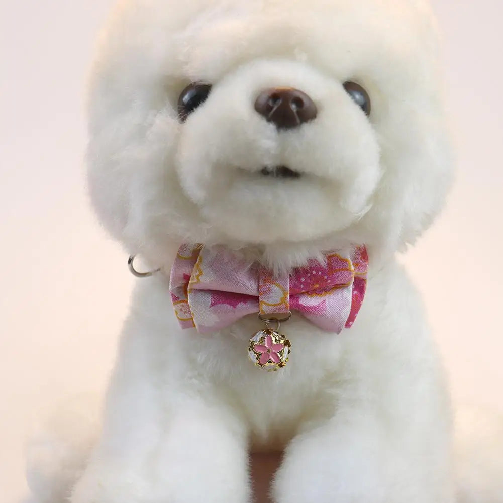 Plaid Bow Tie Dog Collar