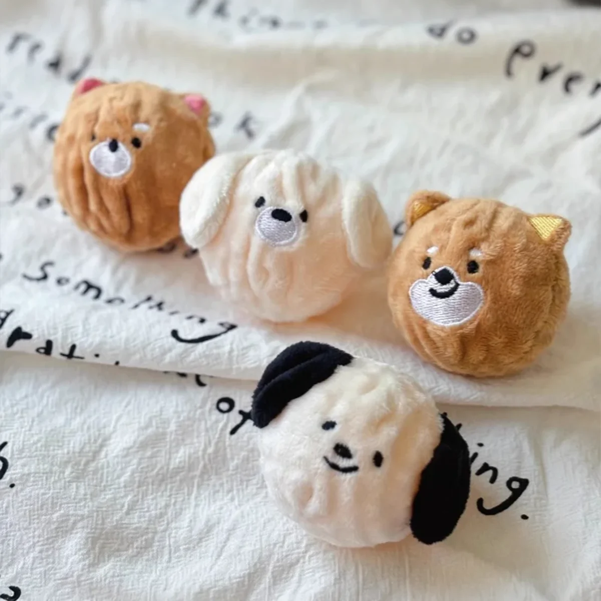 Squeaky Spiked Puppy Ball Toy