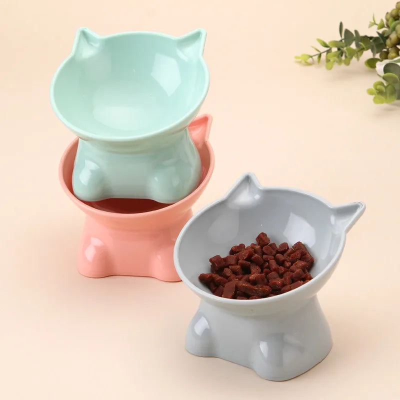 Tilted High-Leg Cat Bowl