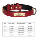 Personalized Leather ID Collar