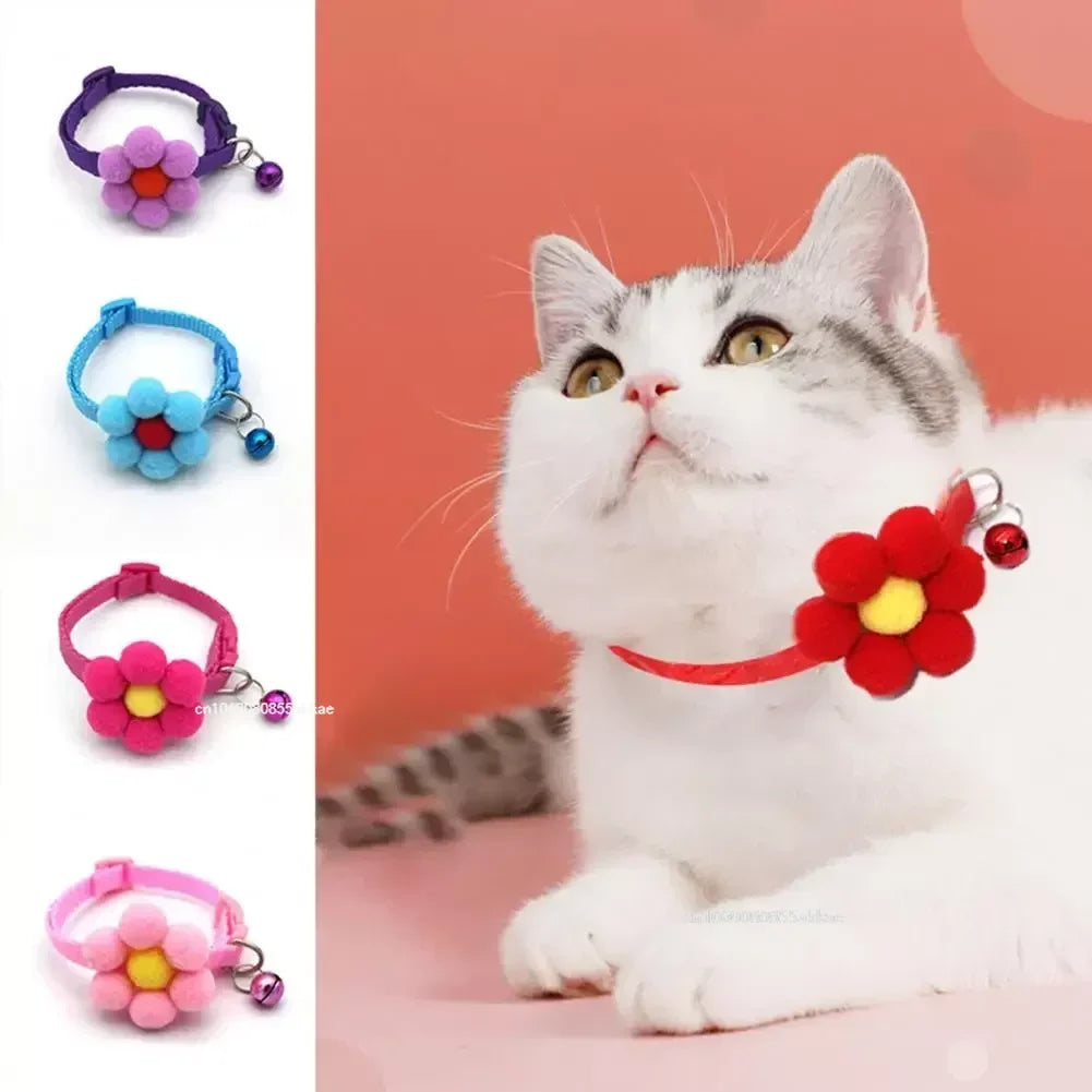 Bow Bell Cat Collar