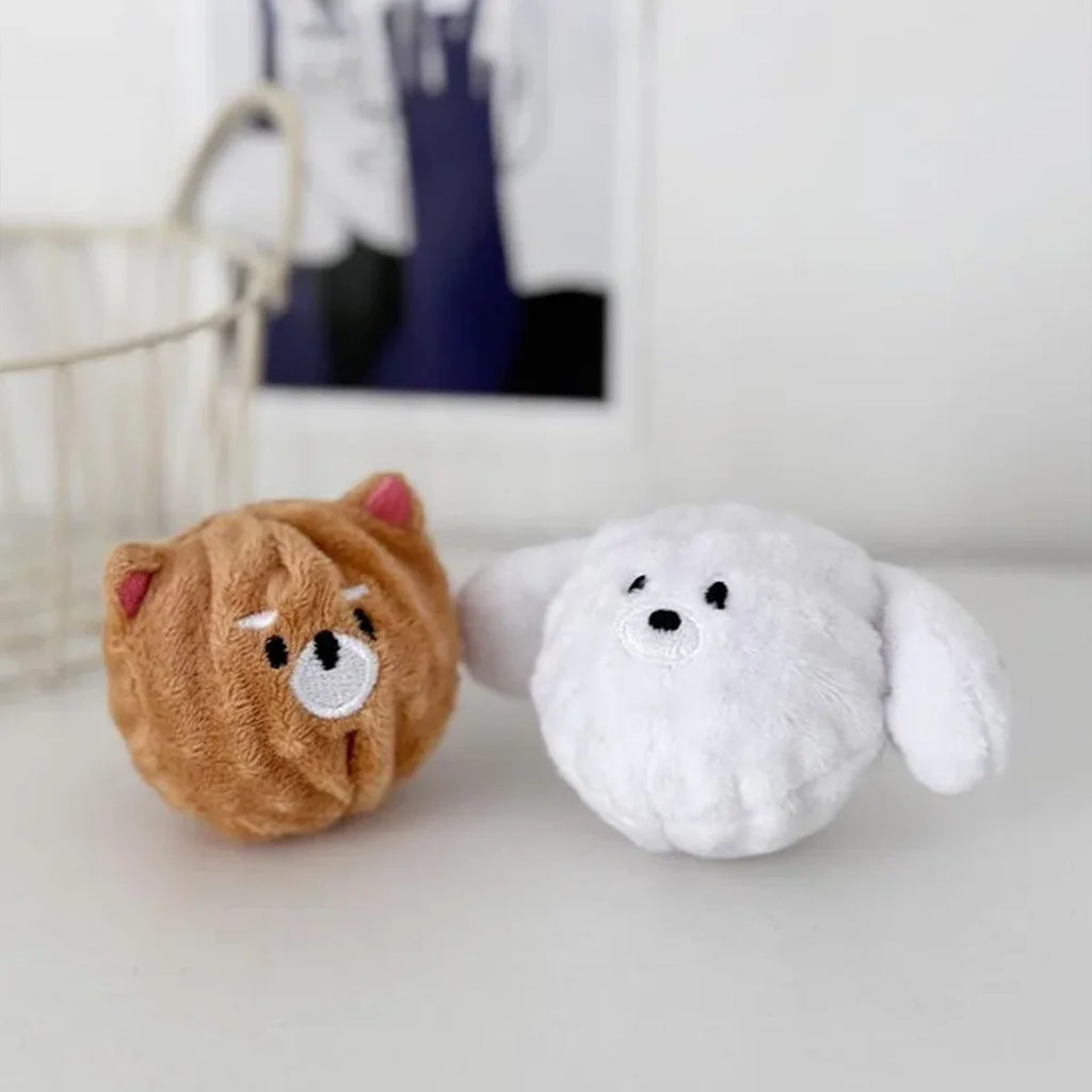 Squeaky Spiked Puppy Ball Toy