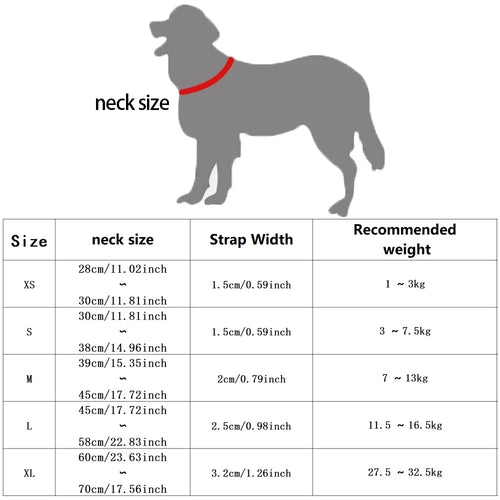 Adjustable Reflective Dog Collar