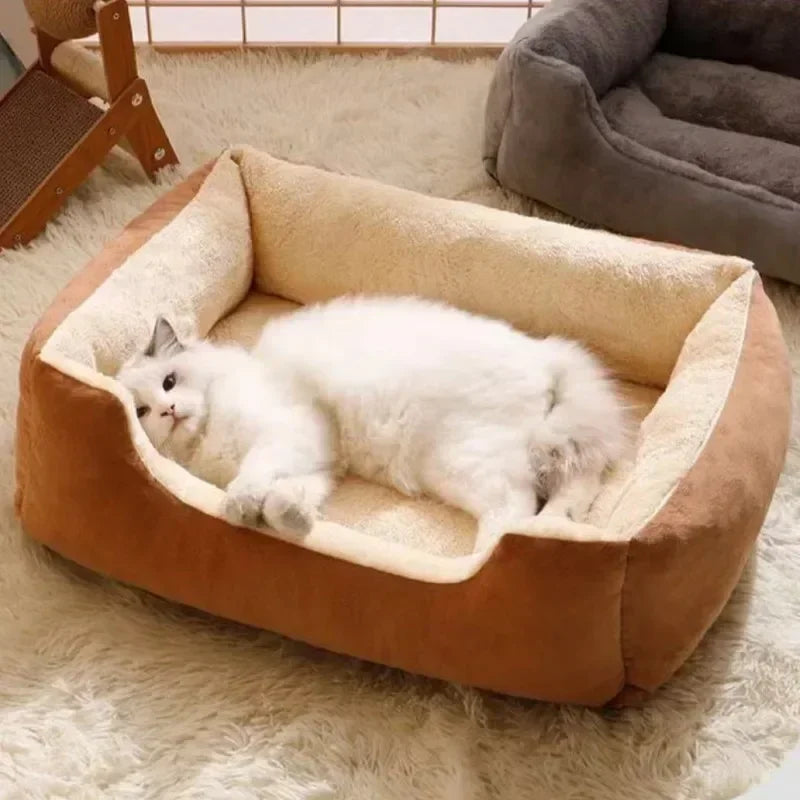 Plush Pet Cushion Bed
