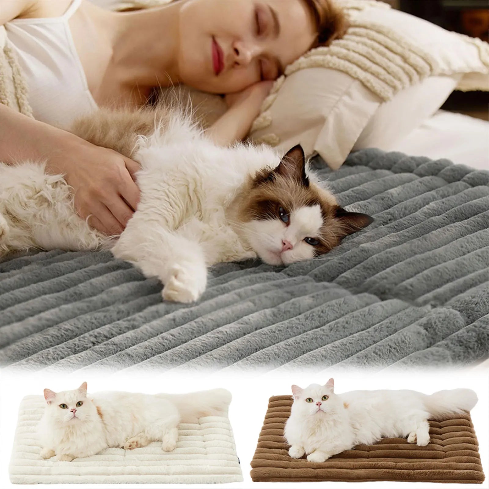 Self-Warming Fleece Pet Mat