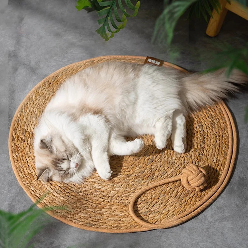 Rattan Cat Scratching Mat