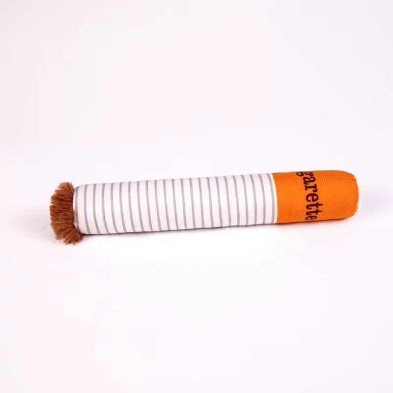Plush Cigarette Case Dog Chew Toy