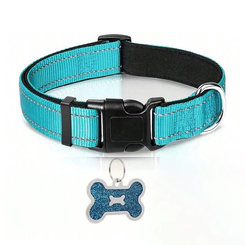 Reflective Padded Dog Collar
