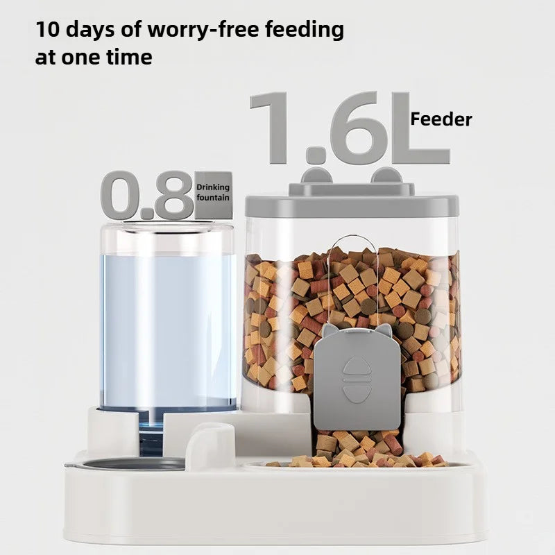 Auto Water Fountain Pet Feeder