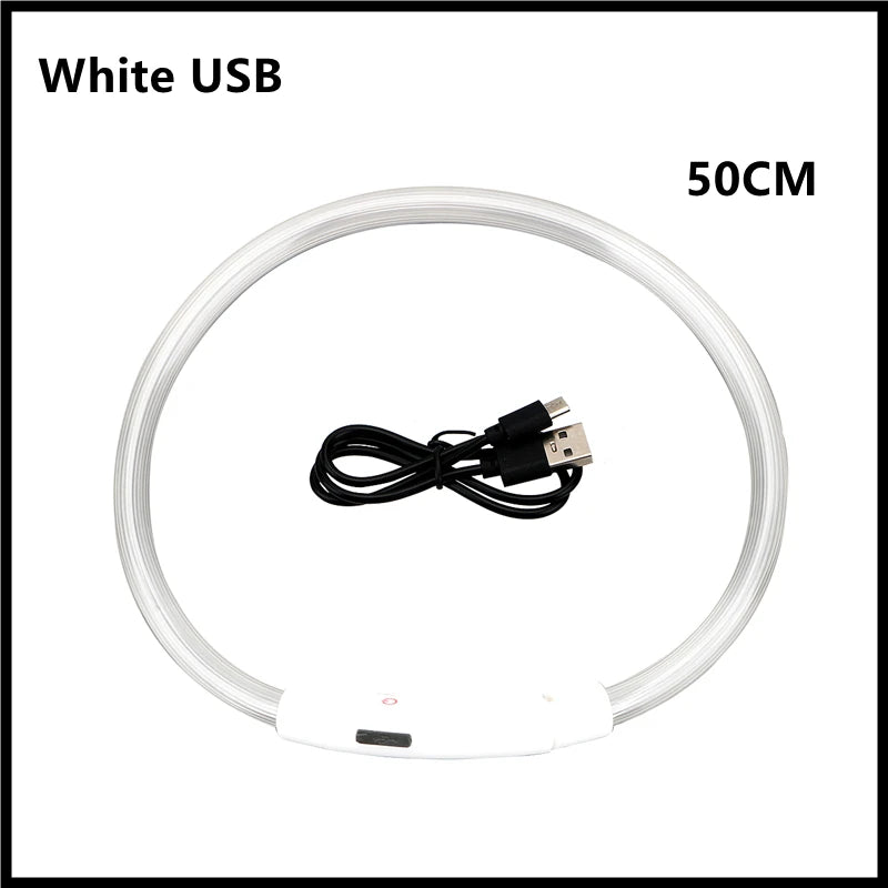 USB Rechargeable Luminous Dog Collar