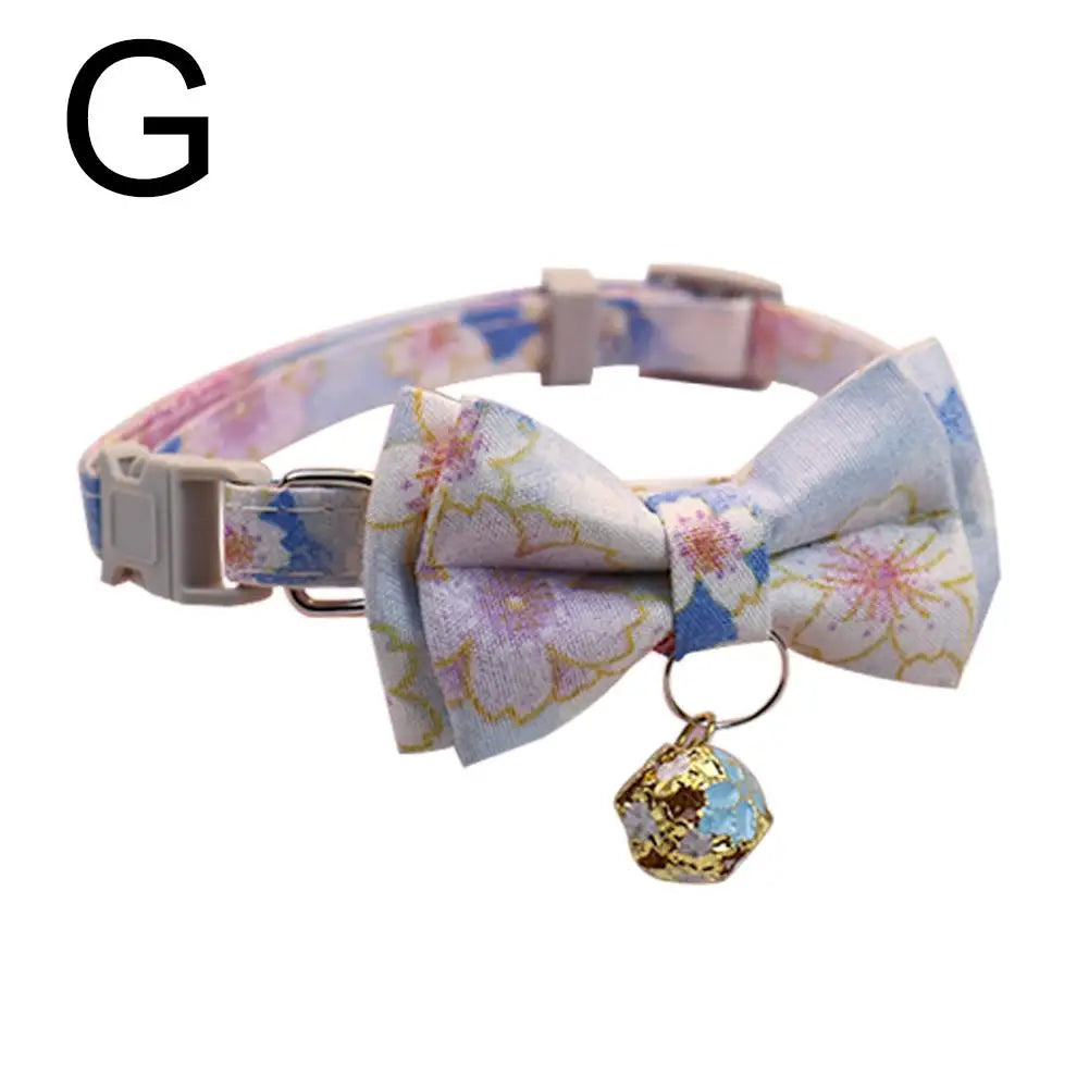 Plaid Bow Tie Dog Collar