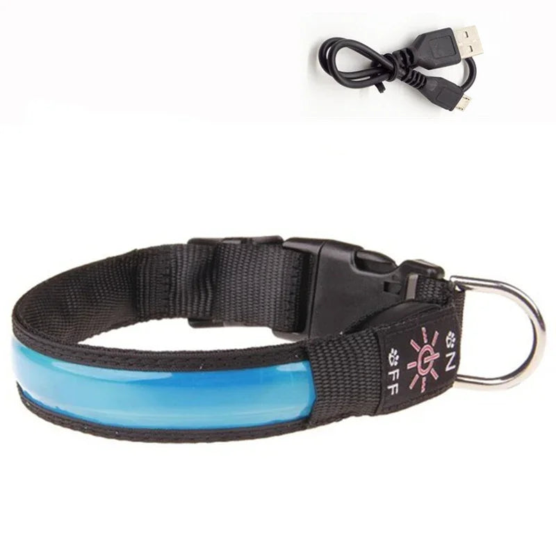 LED USB Charging Dog Collar