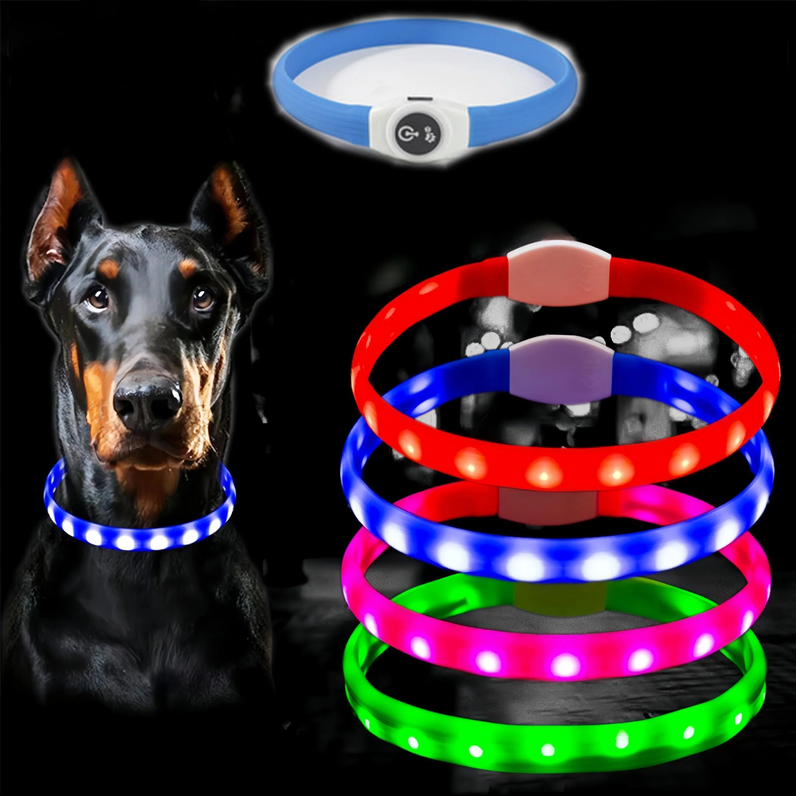 USB LED Dog Collar