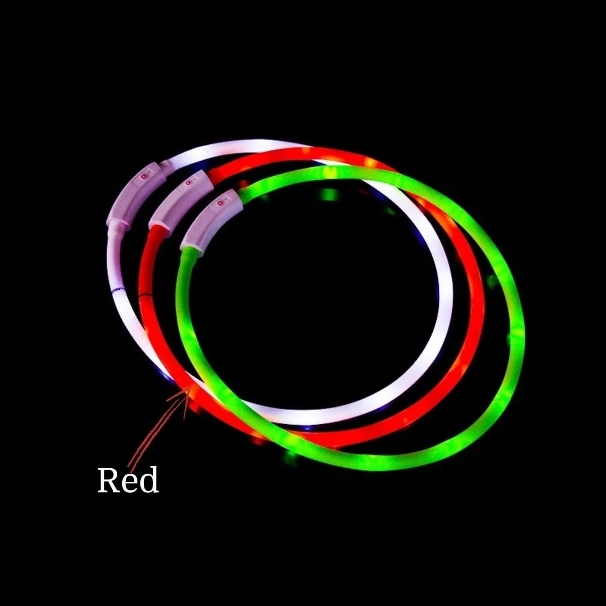 Glow Safety Dog Collar & Leash