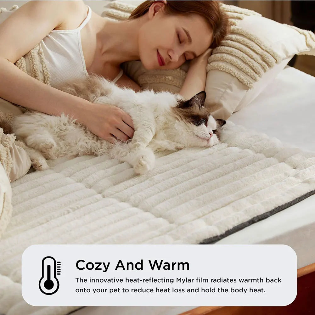 Self-Warming Fleece Pet Mat