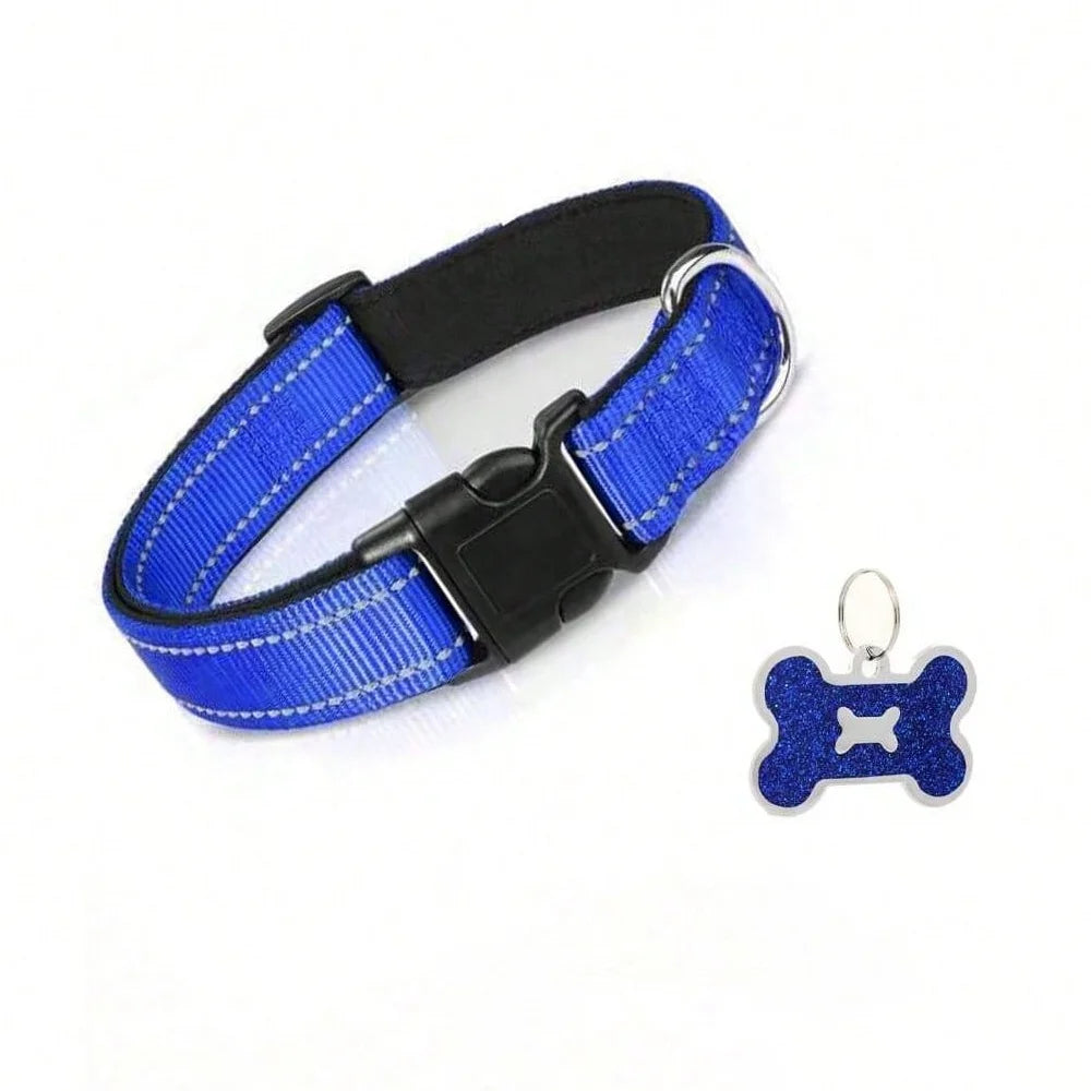 Reflective Padded Dog Collar