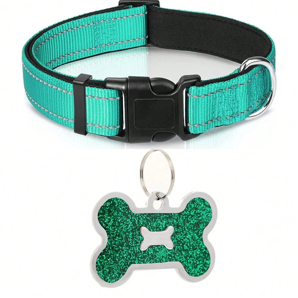 Reflective Padded Dog Collar