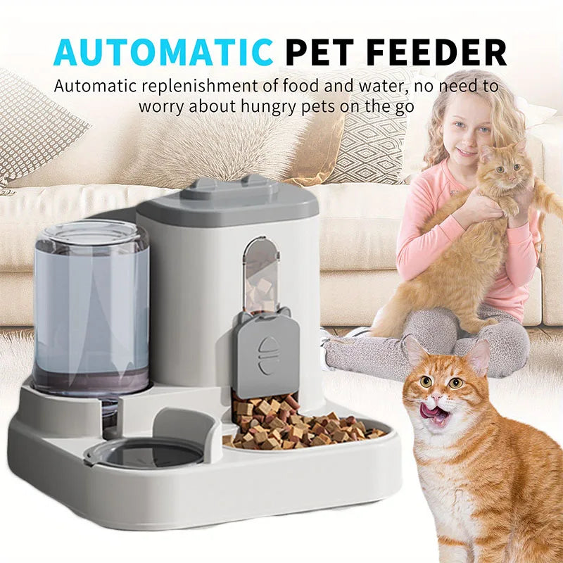 Auto Water Fountain Pet Feeder