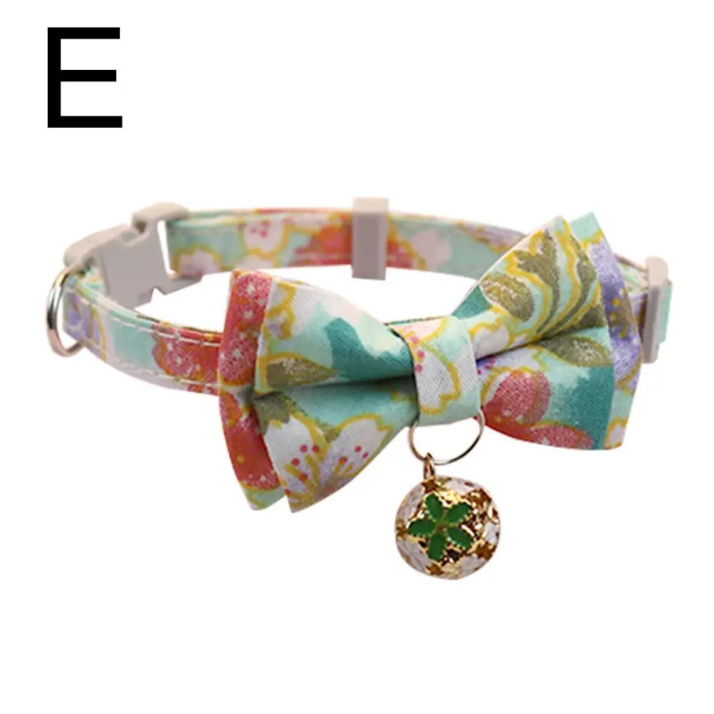 Plaid Bow Tie Dog Collar