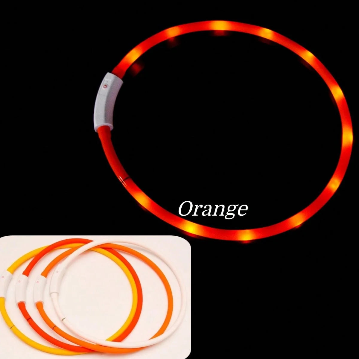 Glow Safety Dog Collar & Leash