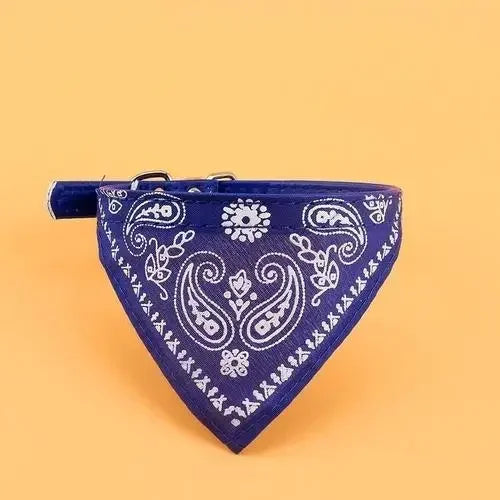 PU Leather Bandana Pet Collar