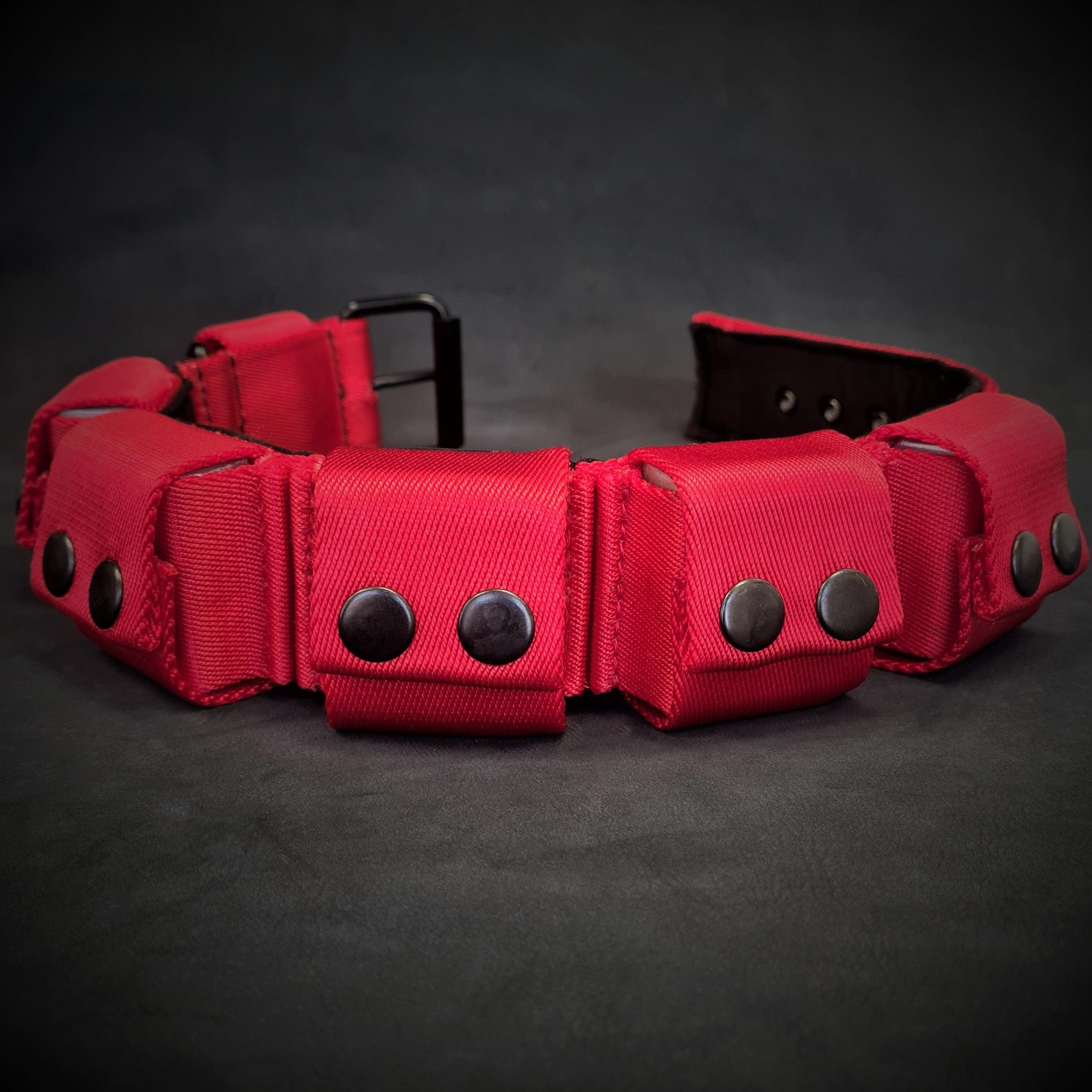 Weighted Training Collar — Red (Large, 5 lbs)